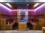 sauna on zlota 44 luxury apartment building in Warsaw