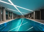 swimming pool in the luxury apartment on zlota 44 in warsaw