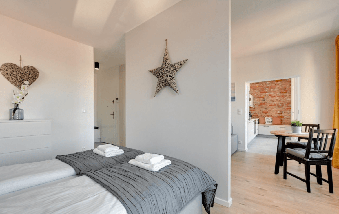 bedroom rent a flat gdansk