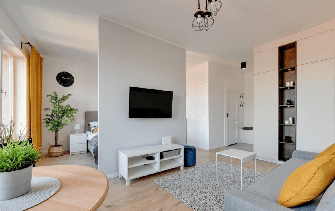 flat gdansk livingroom